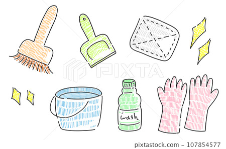 Cleaning Drawing With Color
