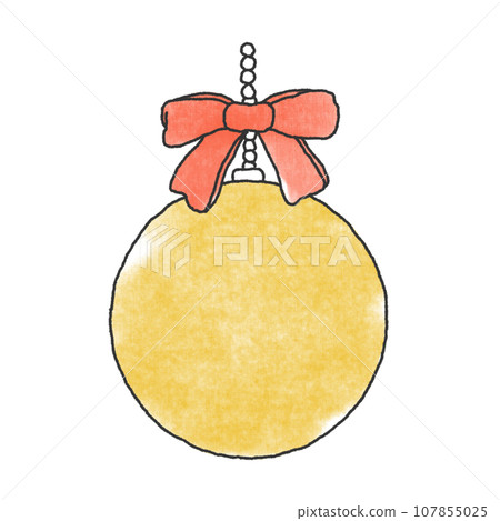 Christmas ornament copy space 107855025