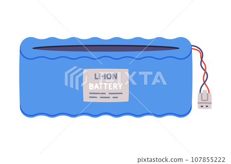 Battery Accumulator as Energy Storage Device Vector Illustration 107855222