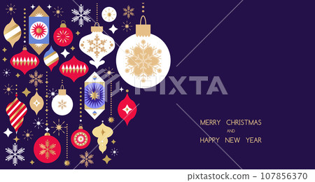 Happy New Year banner 19 107856370