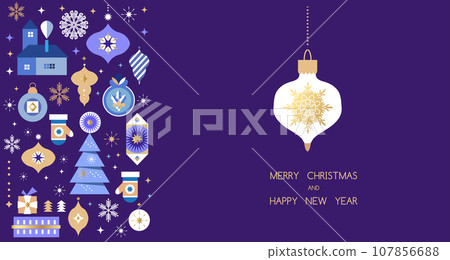 Happy New Year banner 16 107856688