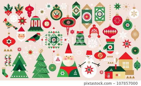 Christmas flat set 10 107857000