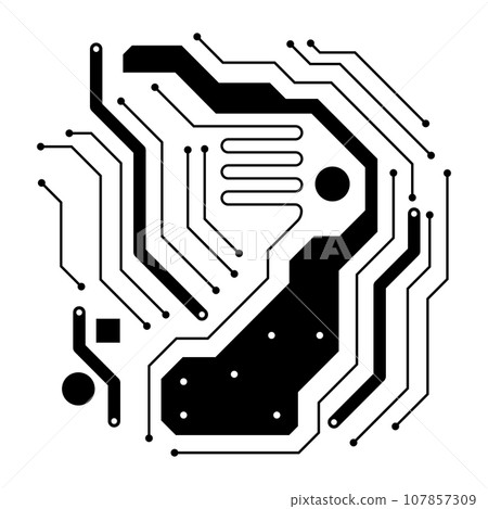 Electronics board. Circuit board electronic hi tech pattern. Electronics board. Circuit board electronic hi tech pattern. 107857309