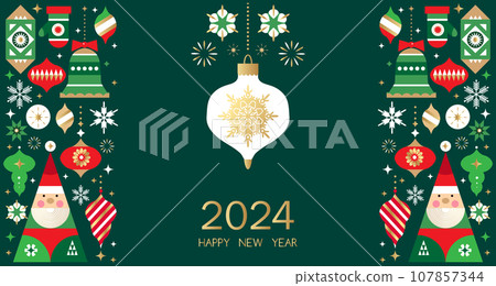 Happy New Year banner 25 107857344