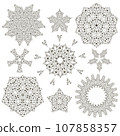 Neat and Elegant Stars Shapes 107858357