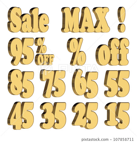3DCG [Sale/Sale] Gold, Gold 107858711
