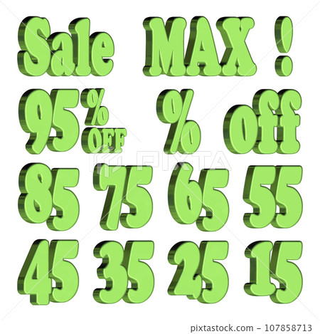3DCG [Sale/Sale] Green, Green 107858713