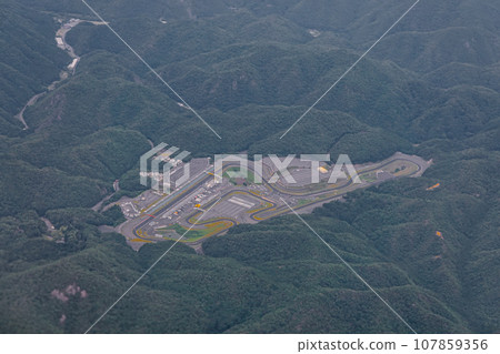 Aerial photography of Okayama International Circuit (Mimasaka City, Okayama Prefecture) 107859356