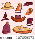 Doodle Hats Set 107859373