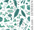 Dragon Boats Festival Pattern 107859374