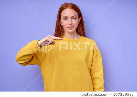 cheerful girl showing letter Hh with fingers cheerful girl showing letter Hh with fingers 107859582