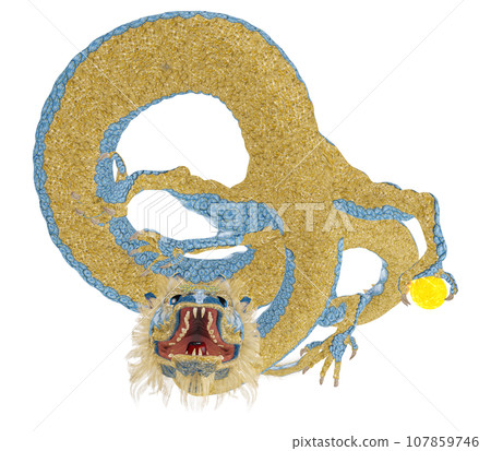 Realistic dragon illustration Realistic dragon illustration 107859746
