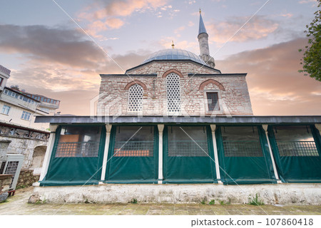 Cinili Camii, a 17th century Ottoman era mosque, located in Validei Atik Street, Uskudar district, Istanbul, Turkey Cinili Camii, a 17th century Ottoman era mosque, located in Validei Atik Street, Uskudar district, Istanbul, Turkey 107860418