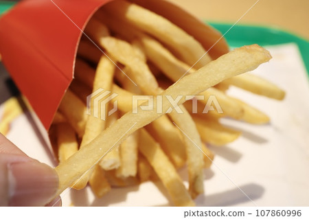 美味的炸薯條 美味的炸薯條 107860996