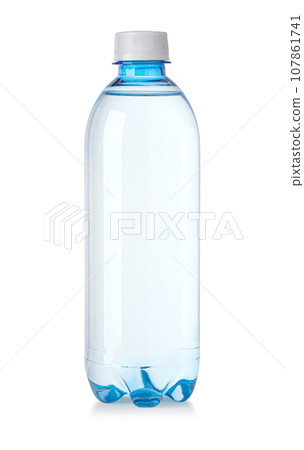 Plastic bottle of drinking water 107861741