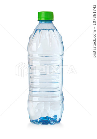 Plastic bottle of drinking water 107861742