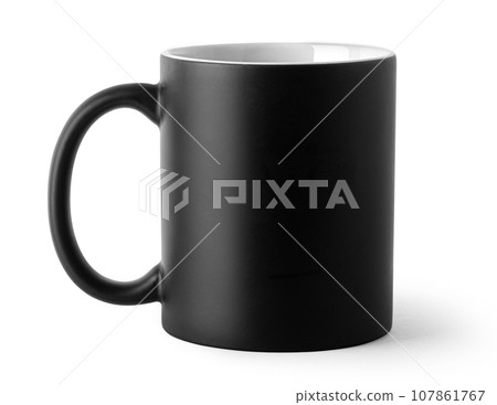 Black mug mockup 107861767