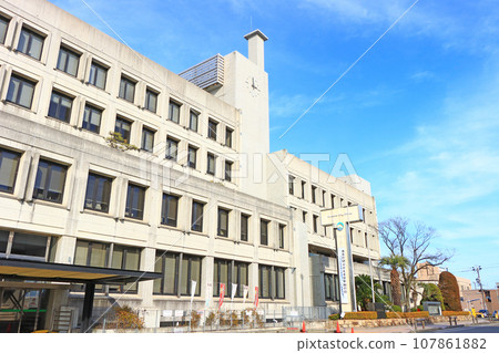 Scenery of Kuwana City Hall, Kuwana City, Mie Prefecture 107861882