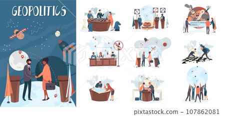Geopolitics Global Politic Compositions 107862081