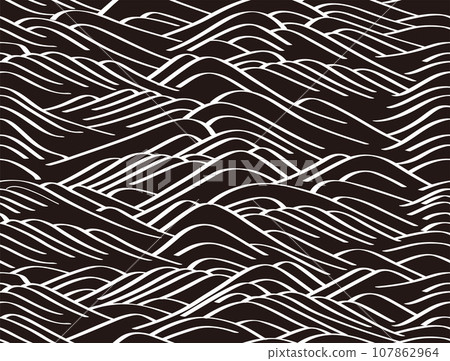 Seamless Japanese Pattern Pattern "Wave" Seamless Japanese Pattern Pattern "Wave" 107862964