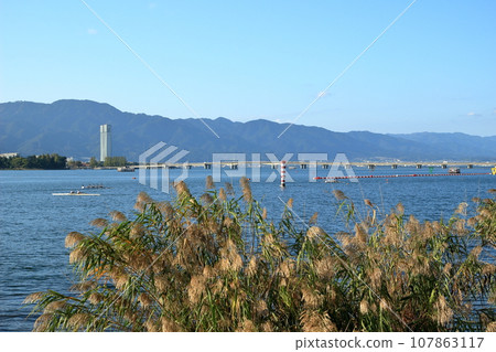 Scenery around Lake Biwa Rowing Course Scenery around Lake Biwa Rowing Course 107863117