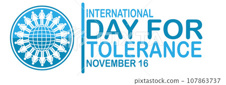 International Day of Tolerance Vector illustration 107863737