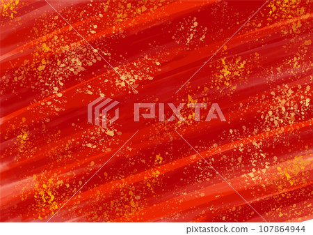 Glittering red background Japanese style background image 107864944
