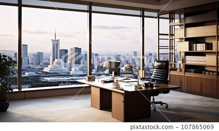 Conference room office background material 107865069