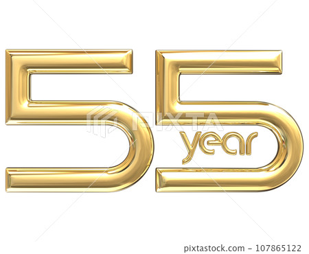 metal letter isolated on white background 107865122