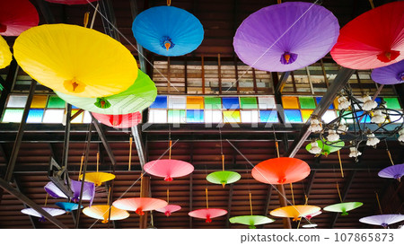 Color Full of the umbrella 107865873