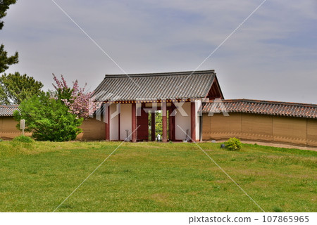 秋田城，日本百座城堡之一，門和土牆 107865965