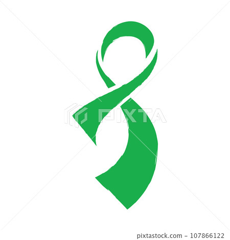 Cerebral Palsy Awareness, Green Ribbon vector 107866122