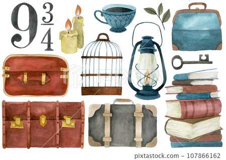 book, coffee, typewriter 107866162