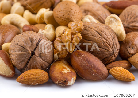 Variety of Mixed Nuts 107866207