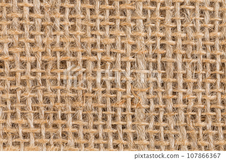 background made of old sackcloth 107866367