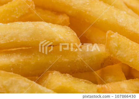 Fried potatoes closeup Fried potatoes closeup 107866430