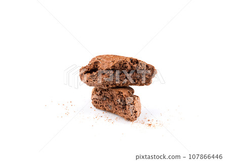 Cantucci with chocolate pieces 107866446