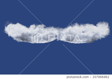 背景雲的 3D 插圖 107866862