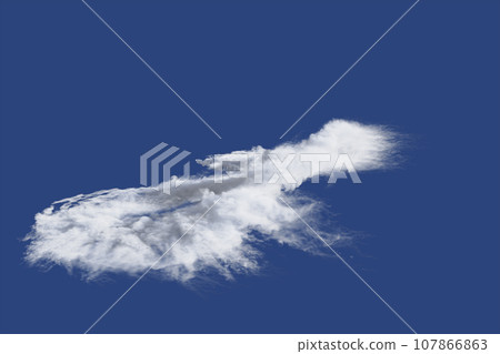 背景雲的 3D 插圖 107866863