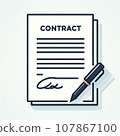 簽訂合約 107867100
