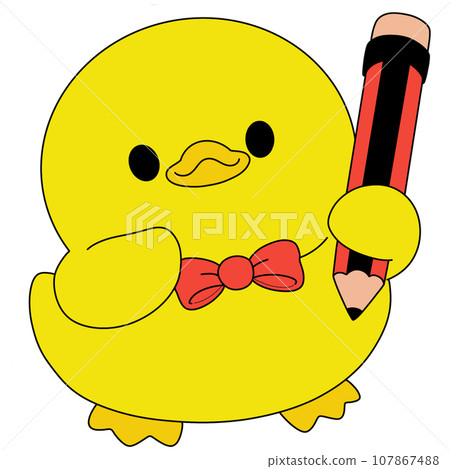The illustration of a duck The illustration of a duck 107867488