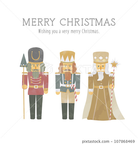 Christmas simple nutcracker 107868469