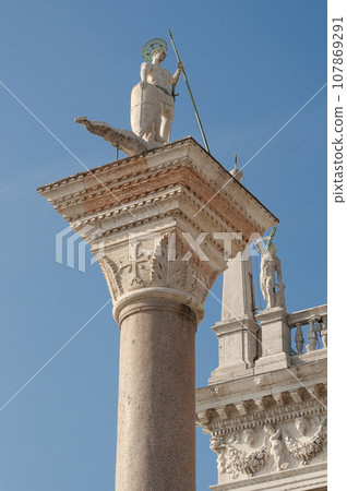 Piazza San Marko in Venice, Italy 107869291
