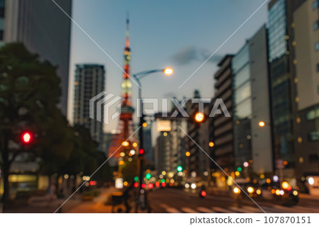 東京鐵塔 東京 城市景觀 107870151