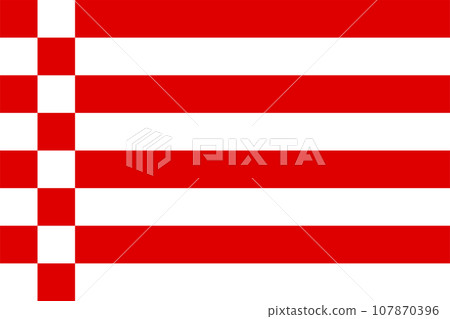 Flag of Free Hanseatic City of Bremen (Federal Republic of Germany, Bundesrepublik Deutschland) Freie Hansestadt Bremen Flag of Free Hanseatic City of Bremen (Federal Republic of Germany, Bundesrepublik Deutschland) Freie Hansestadt Bremen 107870396