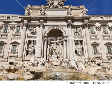 The Trevi Fountain. The Trevi Fountain. 107870683