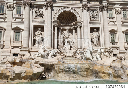 The Trevi Fountain. The Trevi Fountain. 107870684