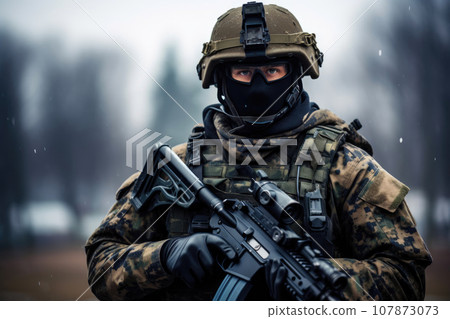 Soldier Uniform: Elite Military Attire 107873073
