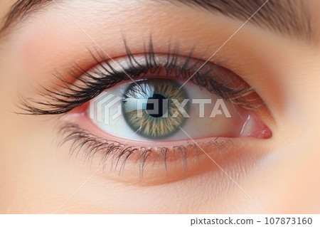 Beauty and Elegance: Long False Eyelashes 107873160