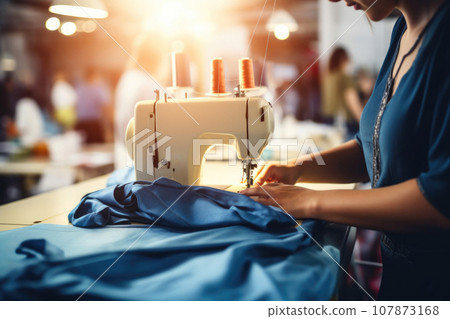 Stylish Designer Working Her Magic Stylish Designer Working Her Magic 107873168